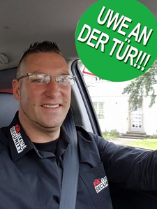 Uwe an der Tür